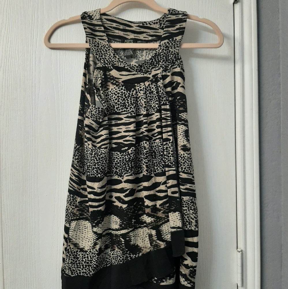 SHANNON Ford Animal print blouse